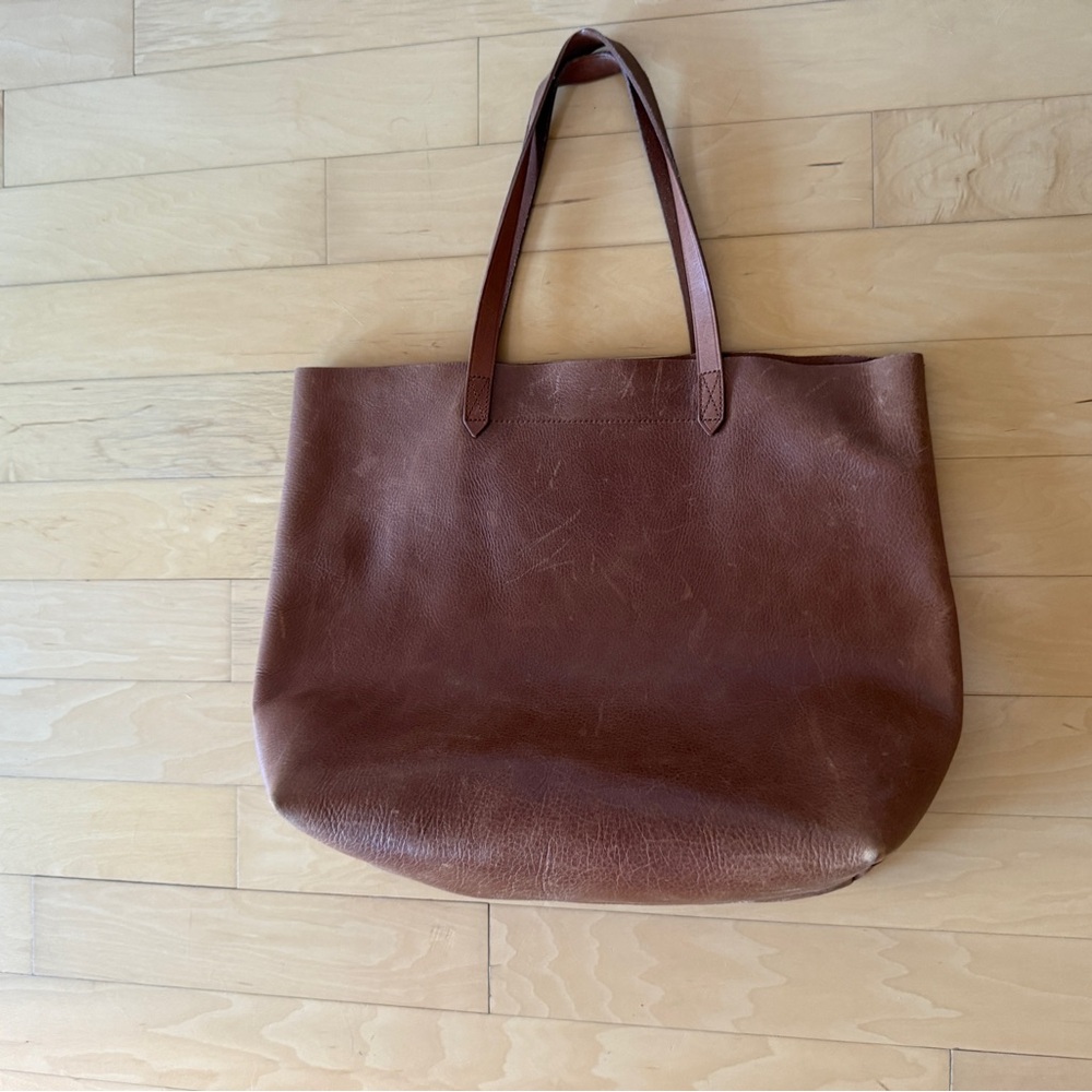 Madewell Brown Leather Tote